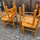 Set of 4 solid pine chairs by Rainer Daumiller circa 1960