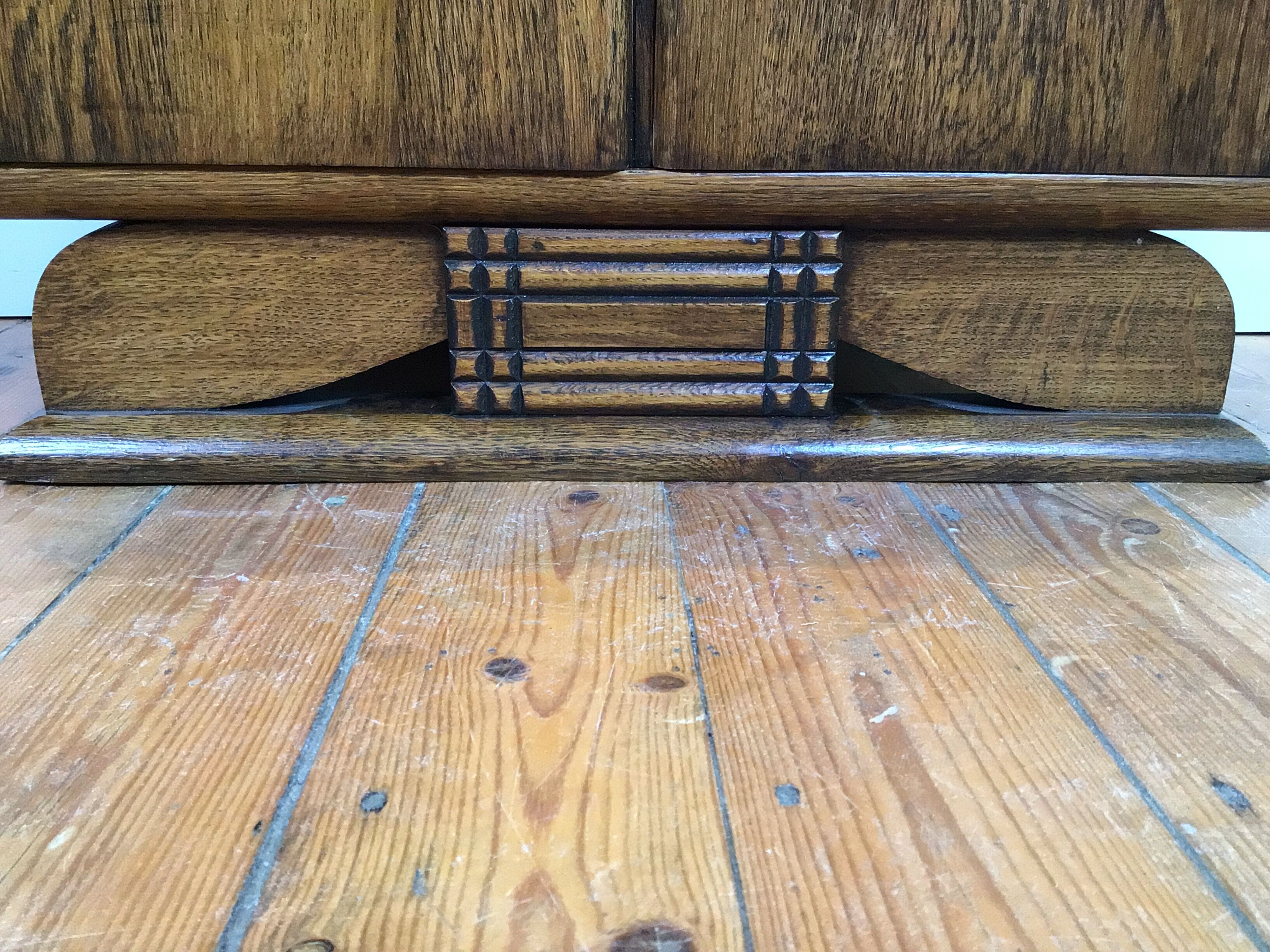 Art deco small cabinet with marble top