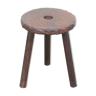 Tabouret tripode brutaliste