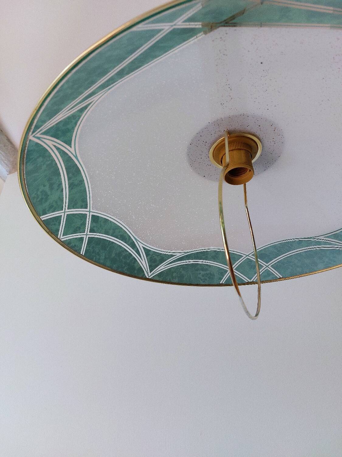 Suspension monte et baisse verre vintage italienne
