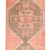 3X12 Turkish Vintage Red Brown Classic Runner Rug, 91x362Cm