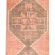 3X12 Turkish Vintage Red Brown Classic Runner Rug, 91x362Cm