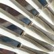 8 Table Knives A. Krupp Italy Vintage