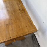 Table, mobilier de montagne en hêtre, 1950