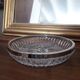 Round glass aperitif dish
