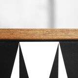 Norwegian teak vintage sideboard with pattern 1960 s