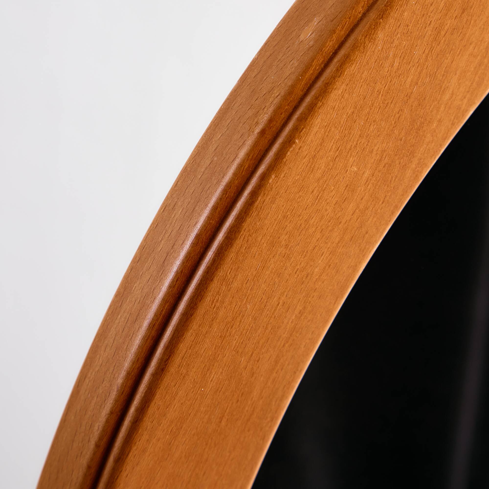 Beech framed mirror by Aksel Kjersgaard