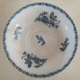 Service terre de fer Onnaing, assiettes, saladier et saucière