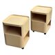 Ensemble vintage de deux chariots Kartell Componibili 4970 par Anna Castelli