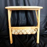 Table basse en rotin
