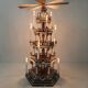19th century handmade Christmas pyramid – rare and beautiful German folk art piece