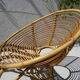 Rattan chair basket