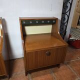 Pair of Scandinavian teak bedside tables from the 1960s.