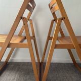 Paire de chaises pliantes vintage des années 70-80