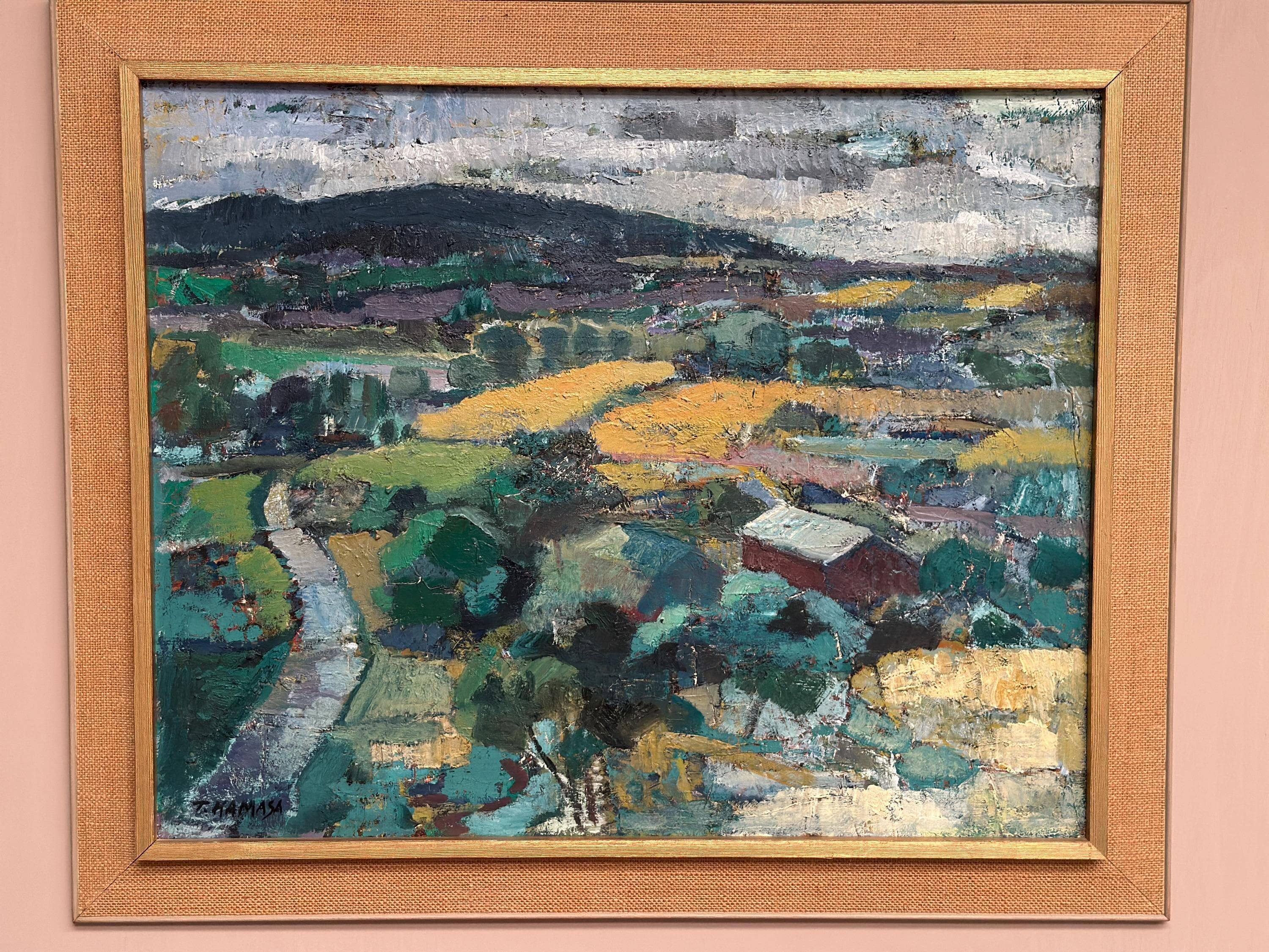 European Oil on Canvas – Landscape by Tadeusz Kamasa