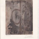 Original engraving by Suzanne Visat. Signed and numbered. 1994