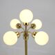 Space Age Brass Sputnik Floor Lamp by Kamenicky Senov / Preciosa, 1970s