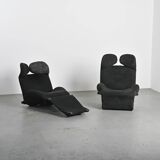 Fauteuil Wink par Toshiyuki Kita pour Cassina, Italie vers 1980
