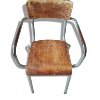 Schoolboy vintage with armrest Chair