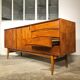 Enfilade en teck par Oswald Vermaercke, 1950