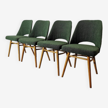 Dining Chairs by Radomir Hoffman for Ton, 1950s, Set of 4