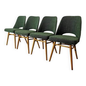 Dining Chairs by Radomir Hoffman for Ton, 1950s, Set of 4