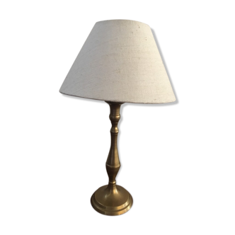 Golden metal table lamp