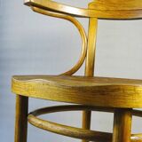 Thonet Bistrot Armchair N°B4 circa 1930 saddle wood seat