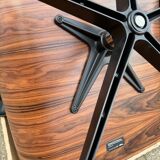 Vitra Eames Lounge Chair XL + Ottoman, Black leather & Santos Rosewood