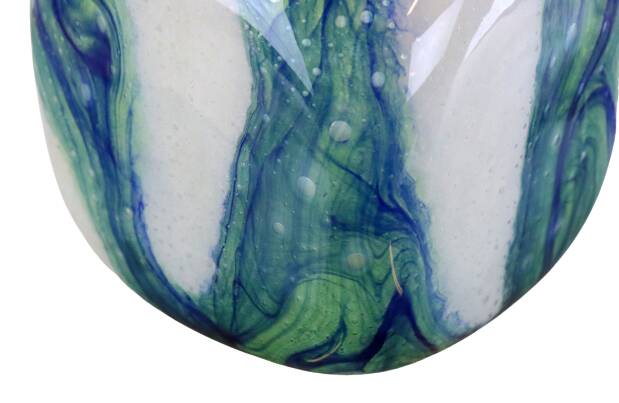 Glass vintage vase 'Ondata'