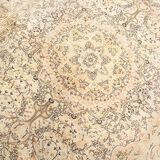 Tapis persan 8x12 Beige & Khaki 60s, 242x355Cm
