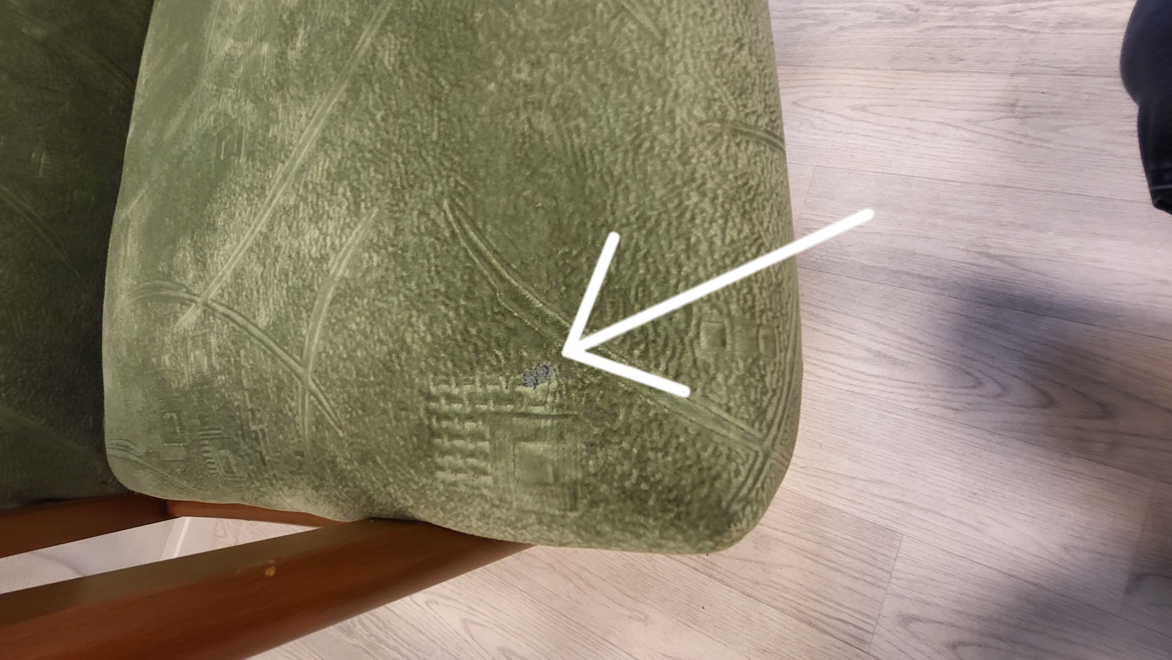 Two vintage armchairs