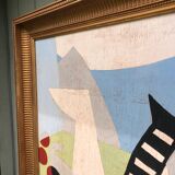 Painting on panel