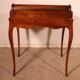 bureau / table à jeux en noyer d'époque napoléon III