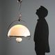 Vintage Murano glass and metal pendant, Italy, 1970s-1980s.