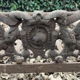 Folding wrought iron bed 1900