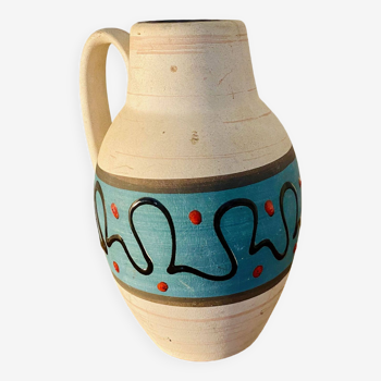 West Germany ceramic pitcher