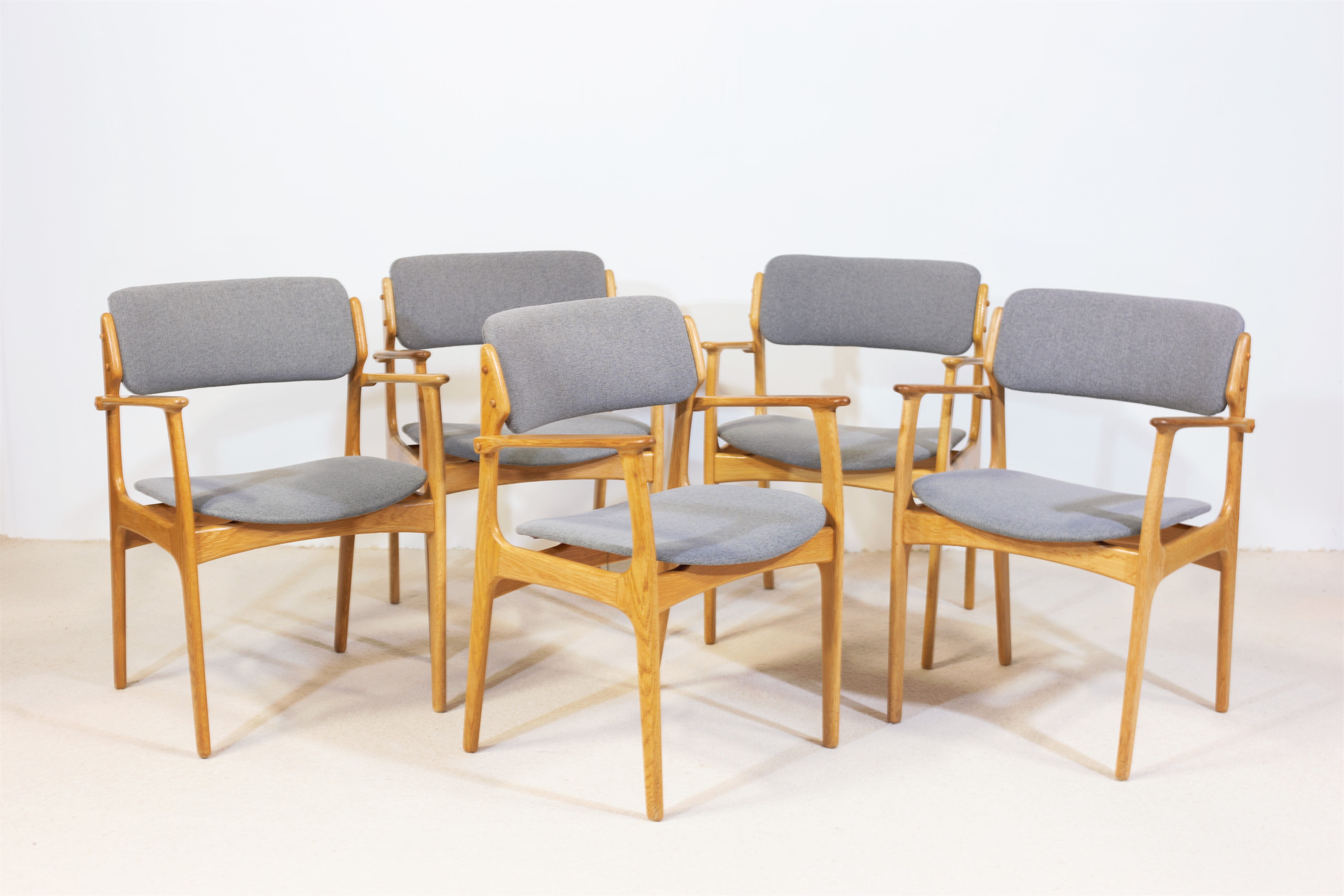 Erik Buch armchair in oak