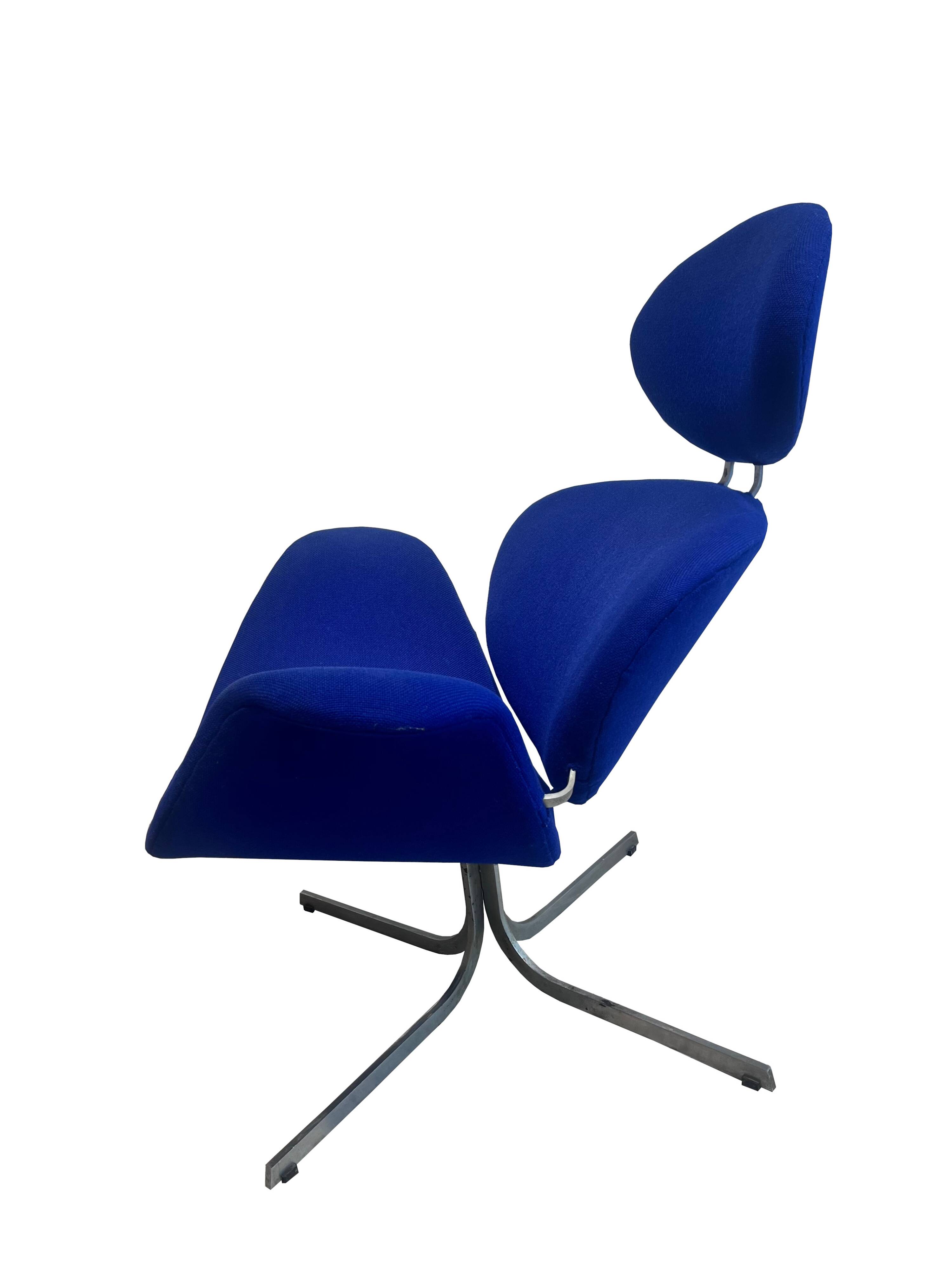 First edition of the "Big Tulip" or "F551" model armchair by Pierre Paulin, Artifort edition, 1956.