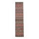 1970s Turkish Oushak Handmade Wool Cotton Brown Kilim Runner Rug 98x418