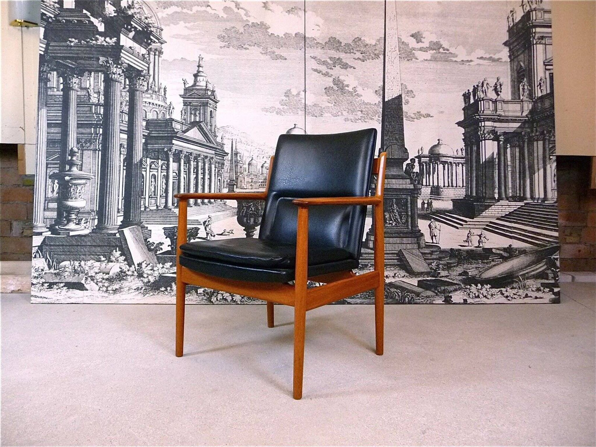Danish model 341 desk chair in teak by Arne Vodder for Sibast, 1960s
