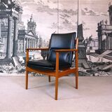 Danish model 341 desk chair in teak by Arne Vodder for Sibast, 1960s