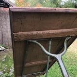 Old bistro table 6 people