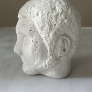 Tête d'homme en plâtre