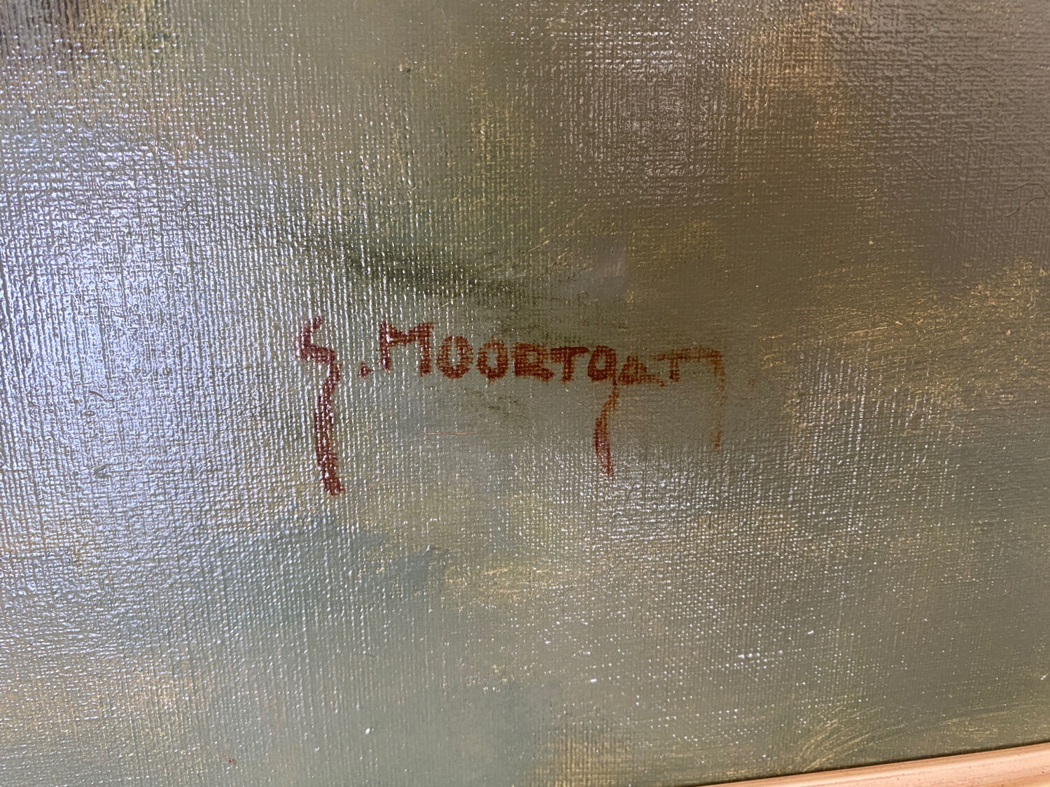 Landscape signed Gerard Moortgat