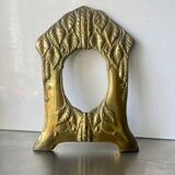 art nouveau antique brass metal picture frame