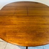 Scandinavian dining table, expandable in teak circa 60