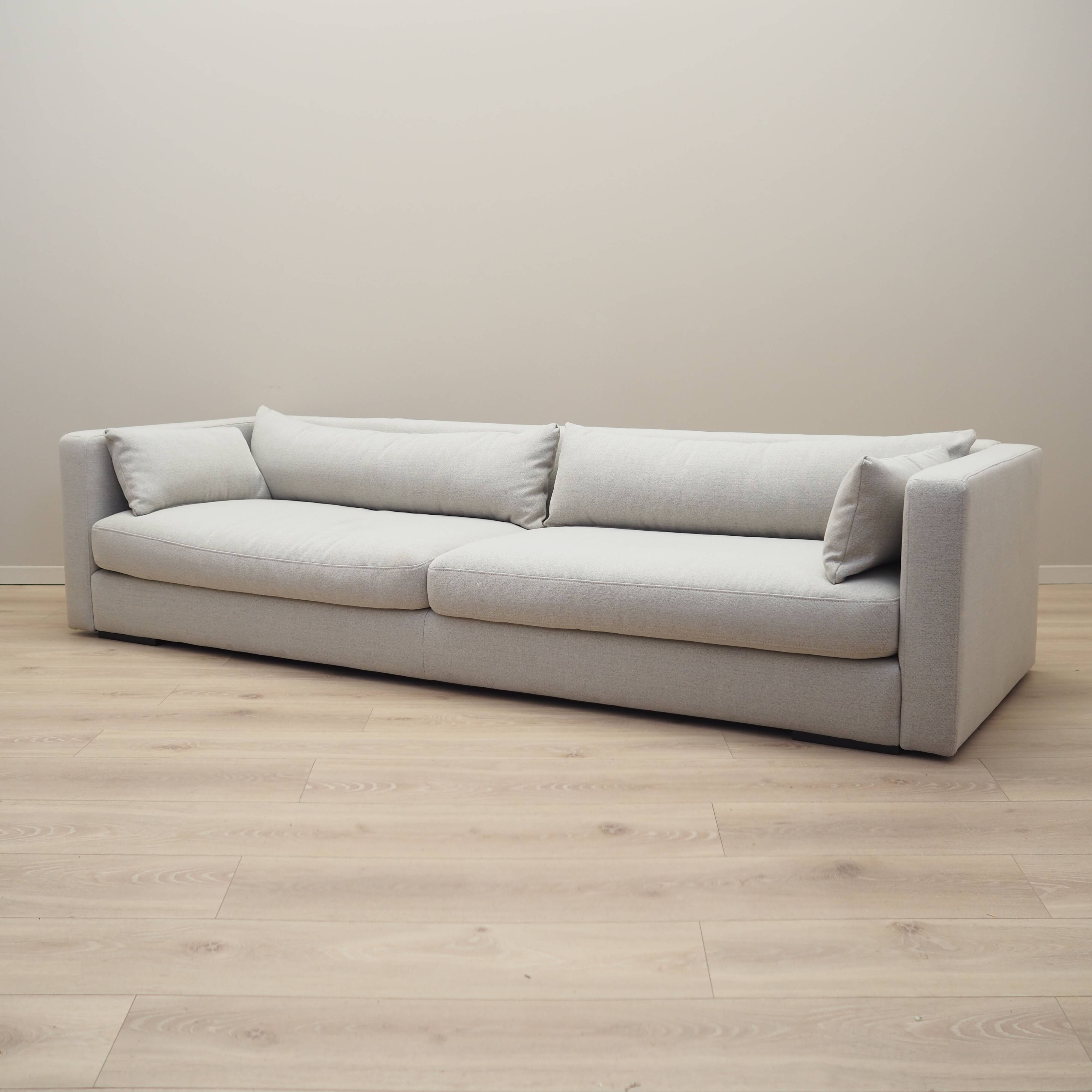 Grey sofa, Scandinavian design, 00s
