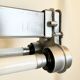 Industrial Polished  Hanging Tube Light, 1970s
