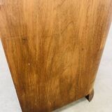 Art Deco bedside table, wood, end table